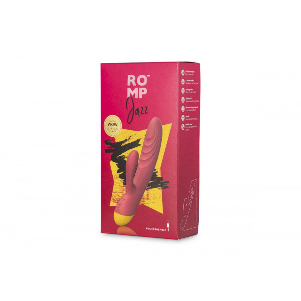 ROMP Jazz Rabbit Vibrator - Berry