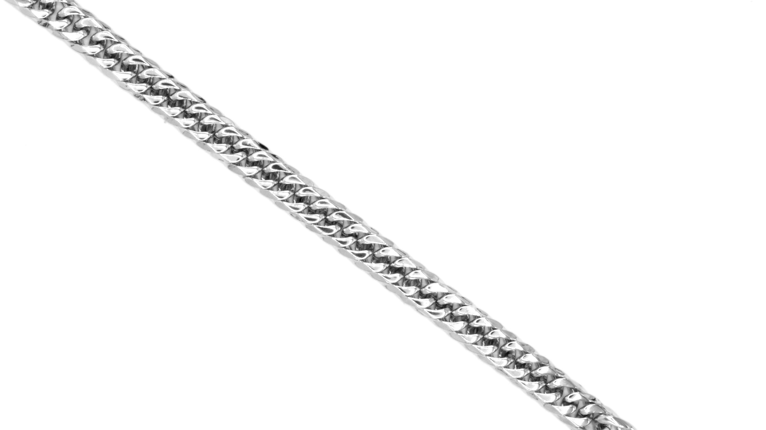 Miami Cuban Link Chain Bracelet Stainless Steel Double Link Men Jewelry