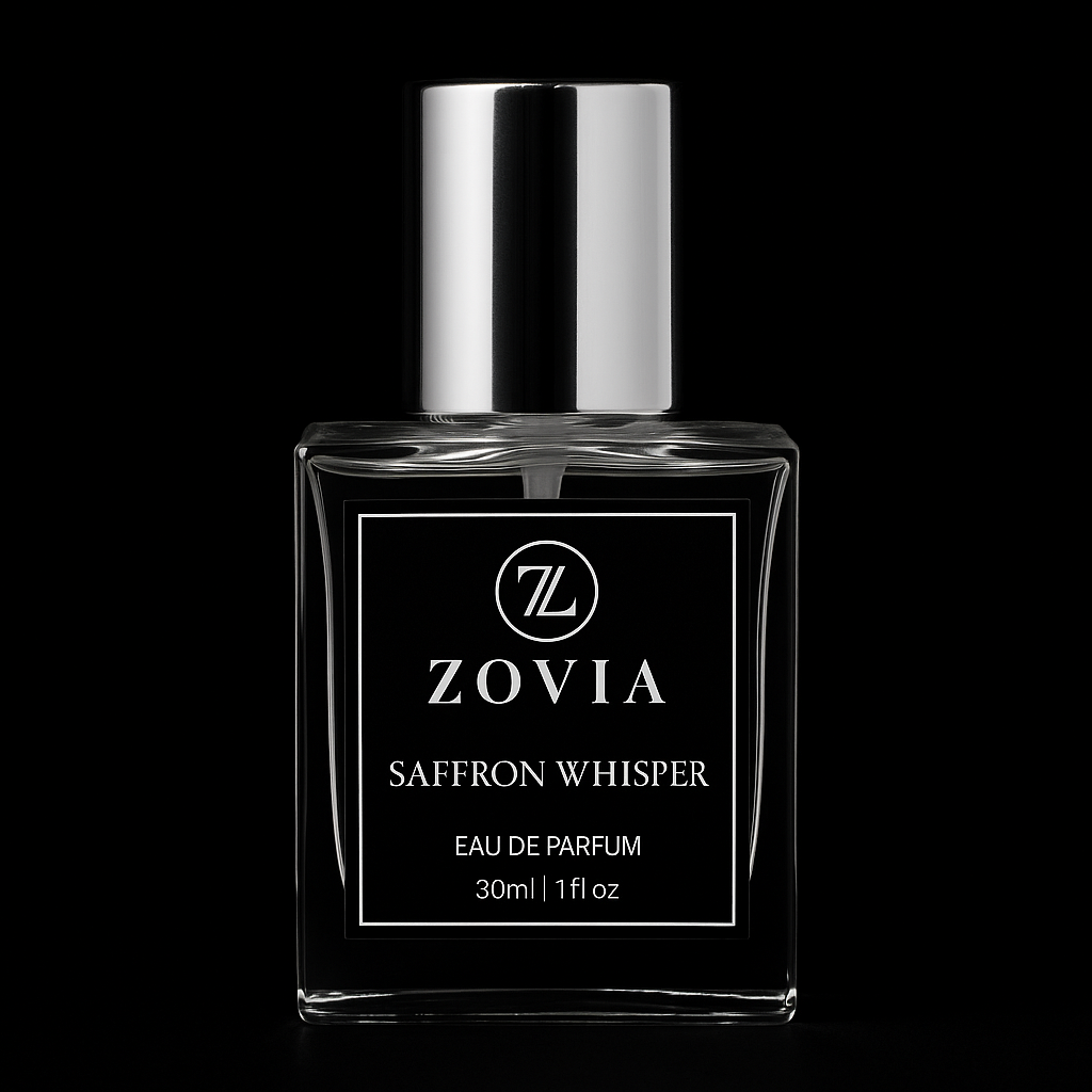Saffron Whisper – Luxury Women's Perfume | Warm Amber Floral Scent by Zovia | 30ml