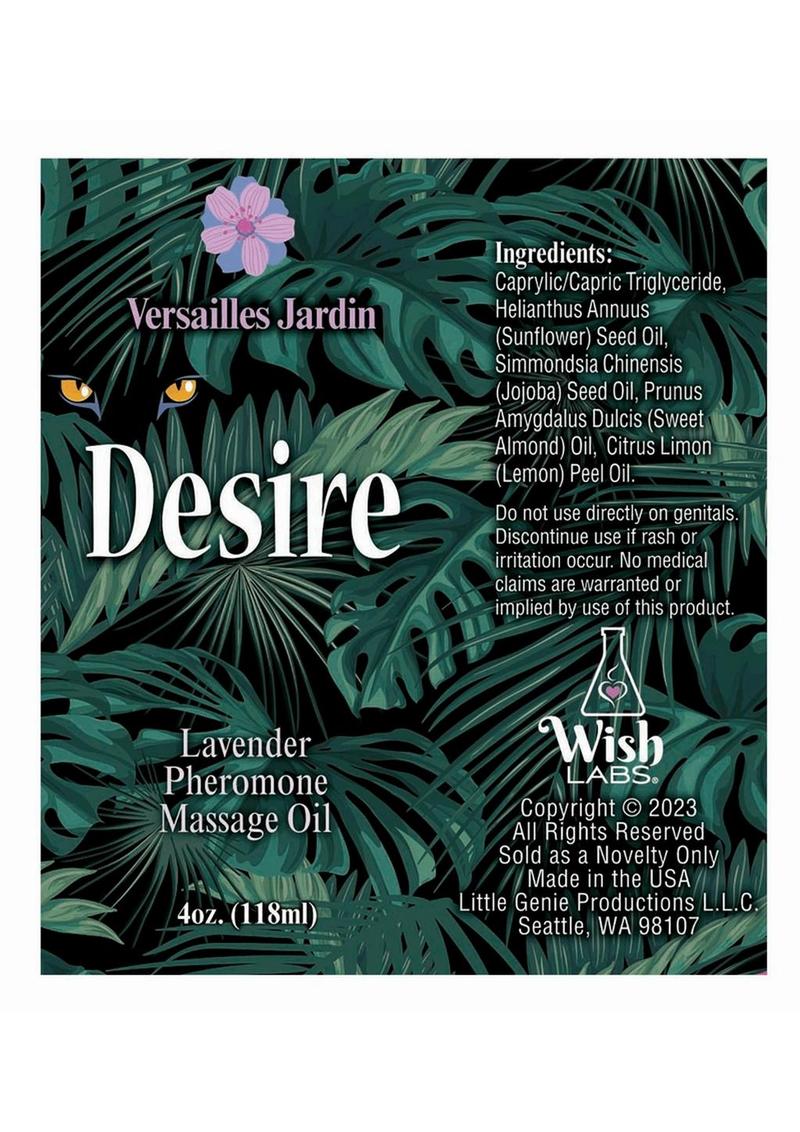 Desire Lavender Pheromone Massage Oil