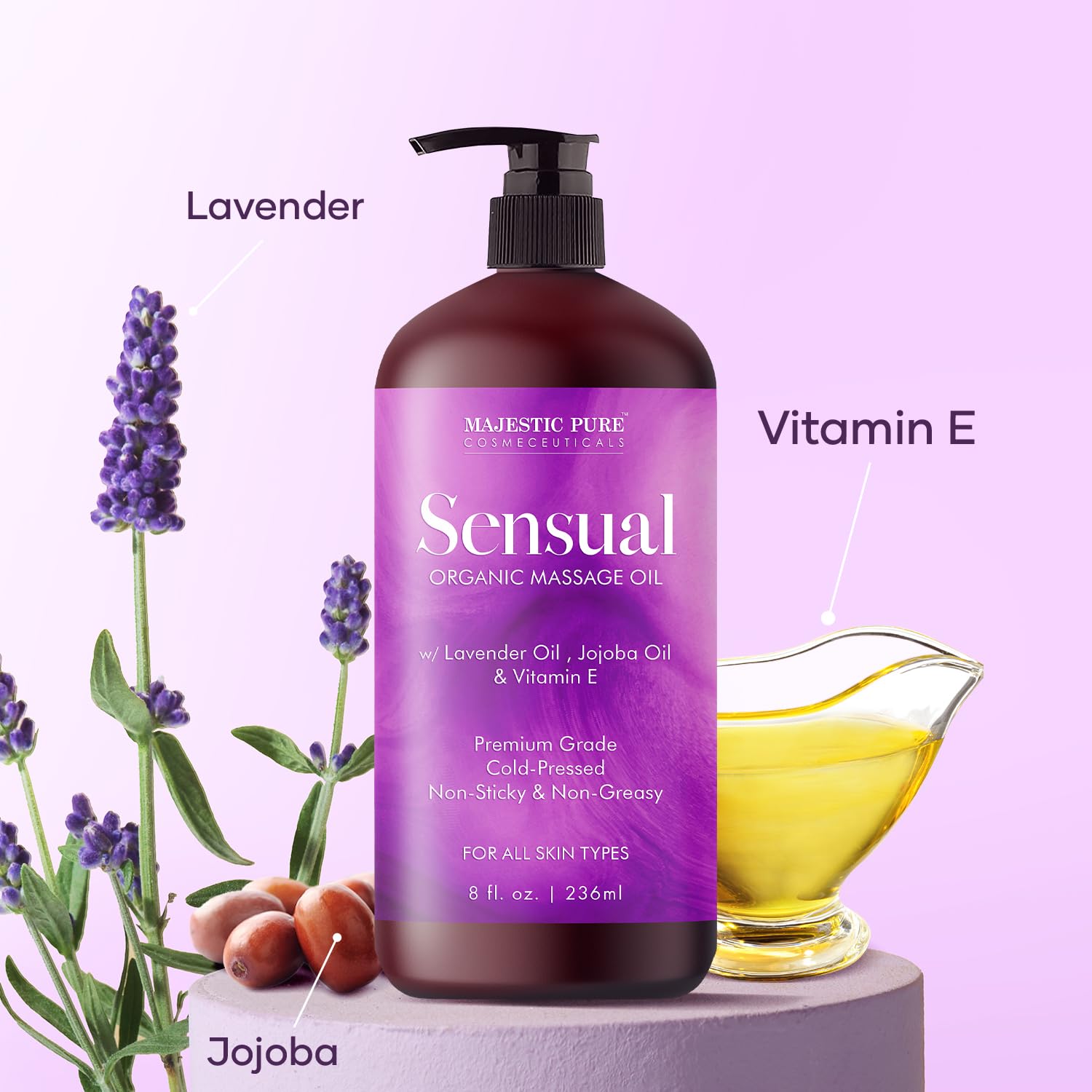 Pure Organic Sensual Massage Oil