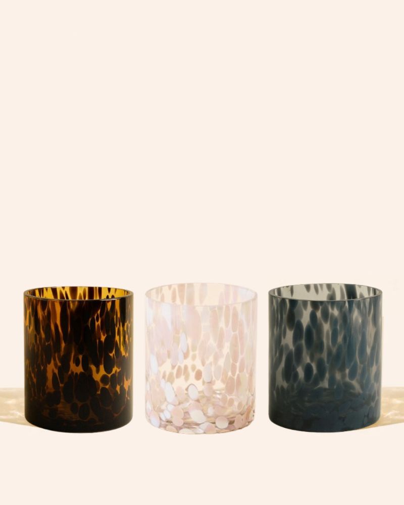 12oz speckle candle vessel